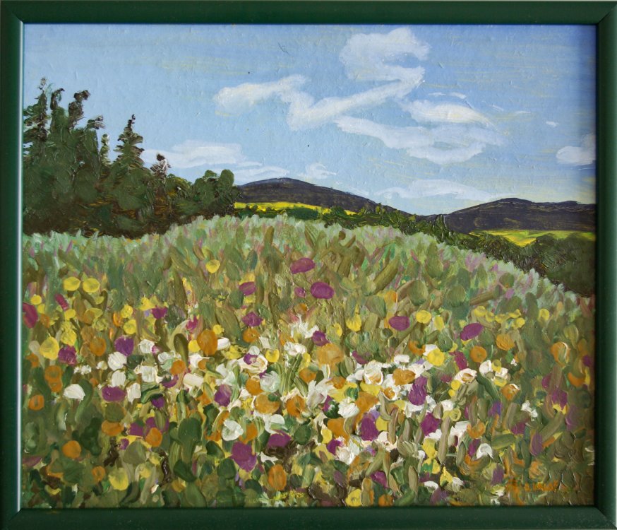 2008 — (10) (17) V podhůří, A,O,S, cca 30x38,5cm